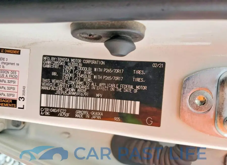 JTEPU5JR9M5916791# 13
