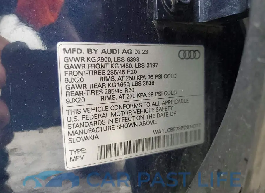 WA1LCBF78PD014777# 14
