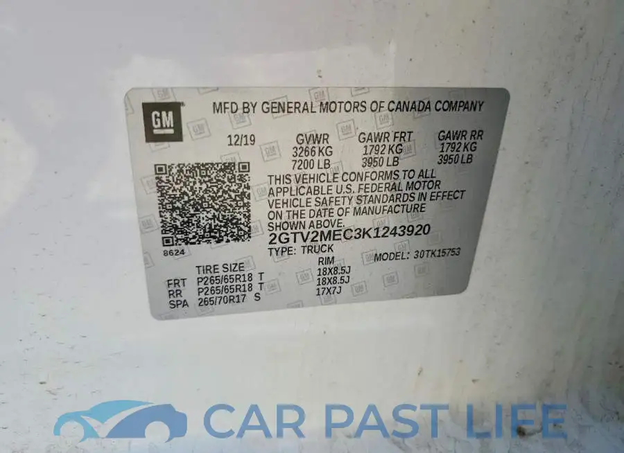 2GTV2MEC3K1243920# 12