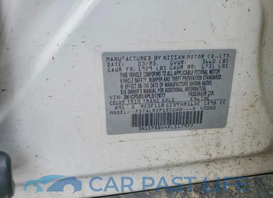 3N1CP5BV4PL517977# 13