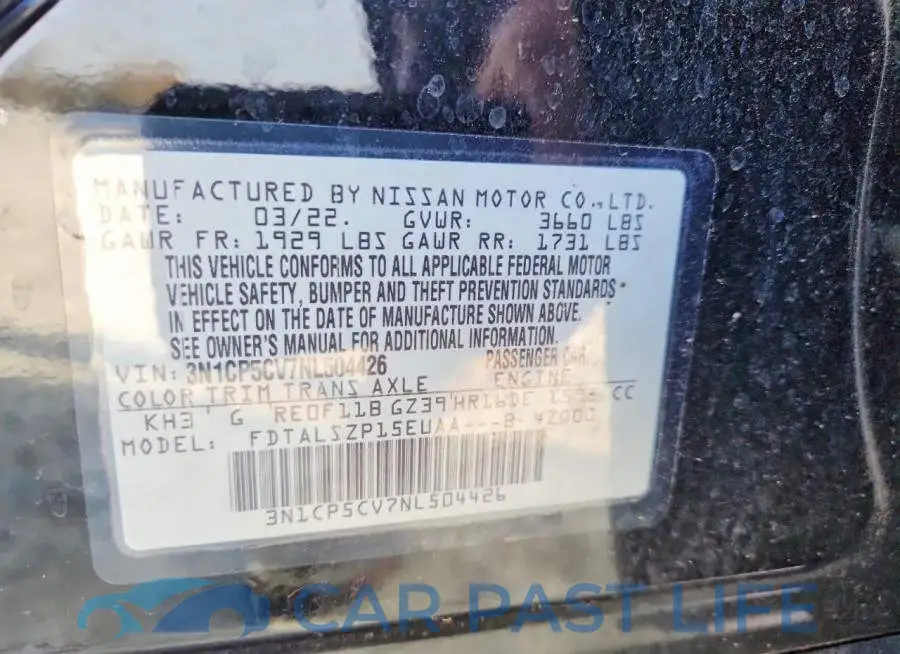3N1CP5CV7NL504426# 13