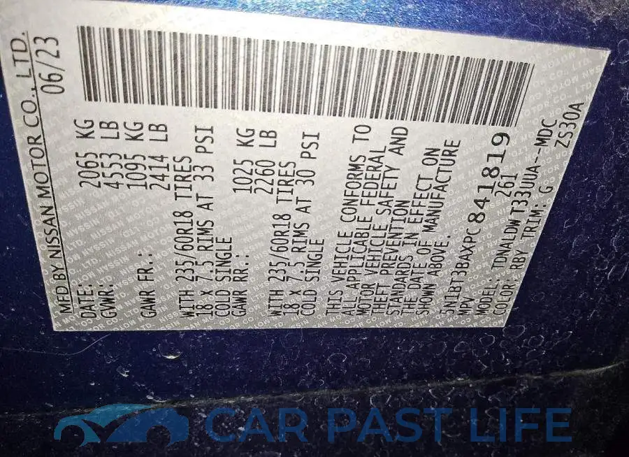5N1BT3BAXPC841819# 13