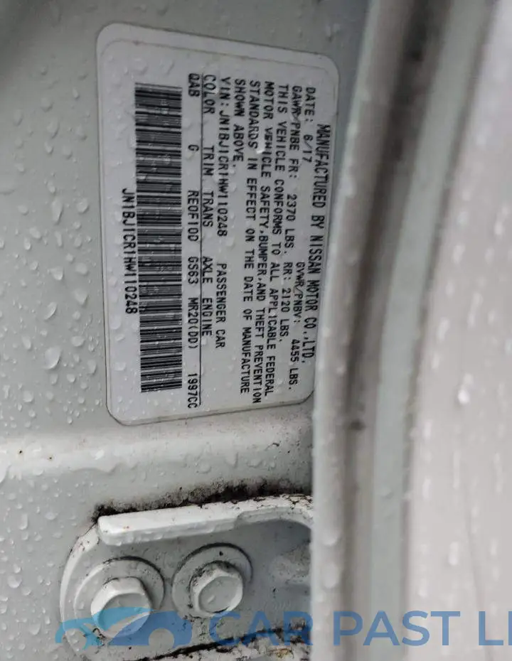 JN1BJ1CR1HW110248# 13