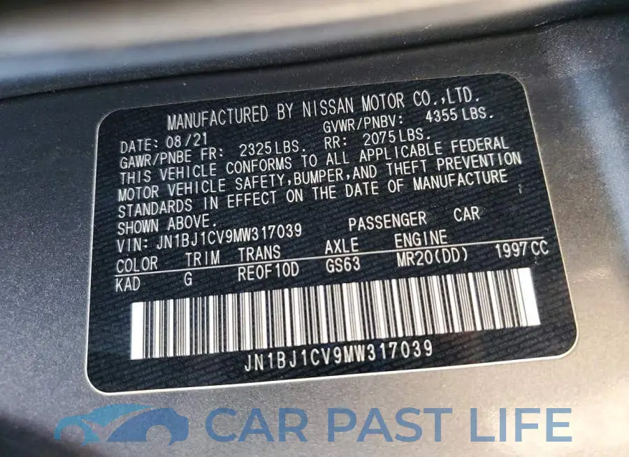 JN1BJ1CV9MW317039# 13