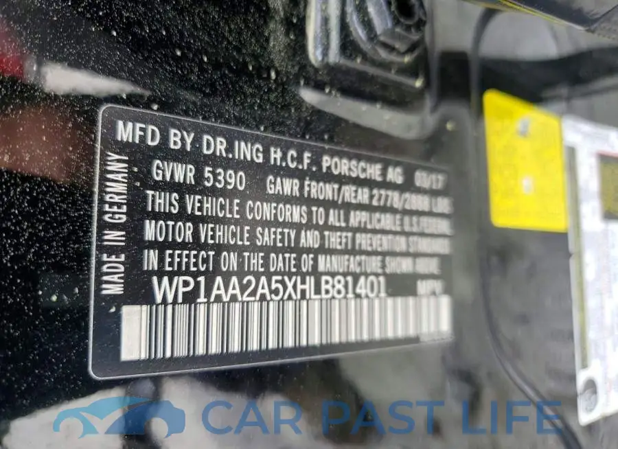 WP1AA2A5XHLB81401# 13