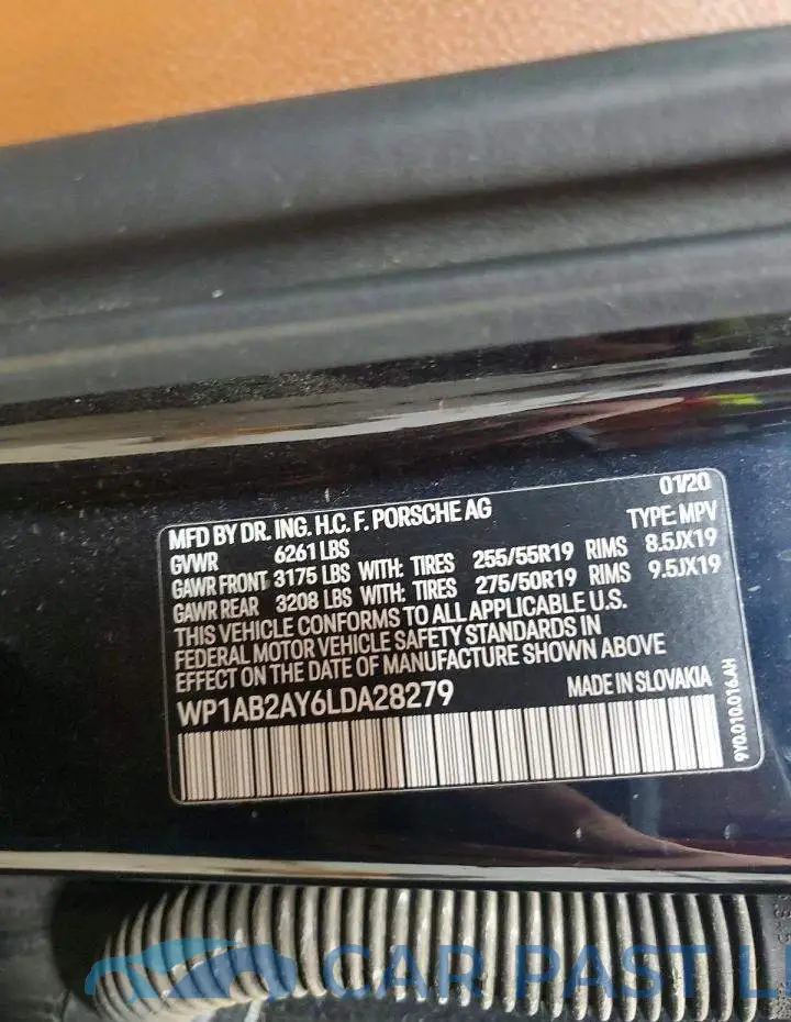 WP1AB2AY6LDA28279# 13
