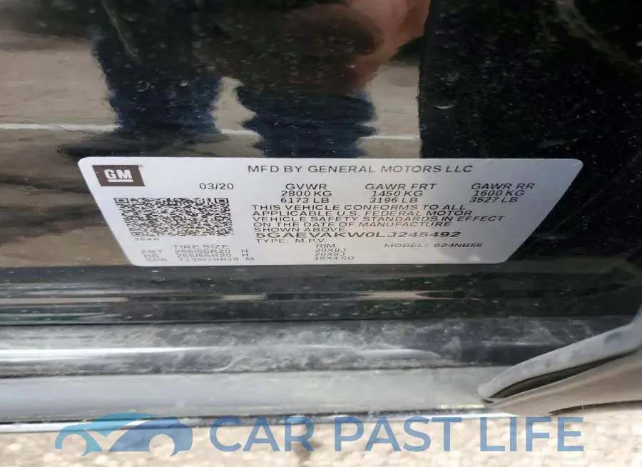 5GAEVAKW0LJ245492# 13