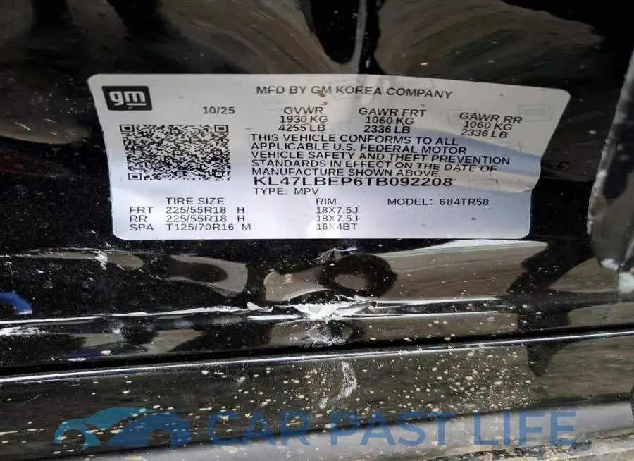 KL47LBEP6TB092208# 13