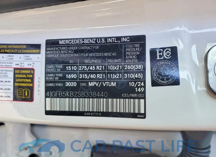 4JGFB5KB2SB338440# 13