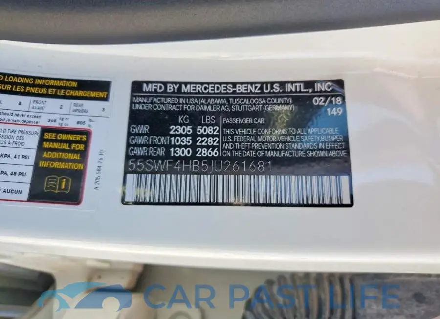 55SWF4HB5JU261681# 13