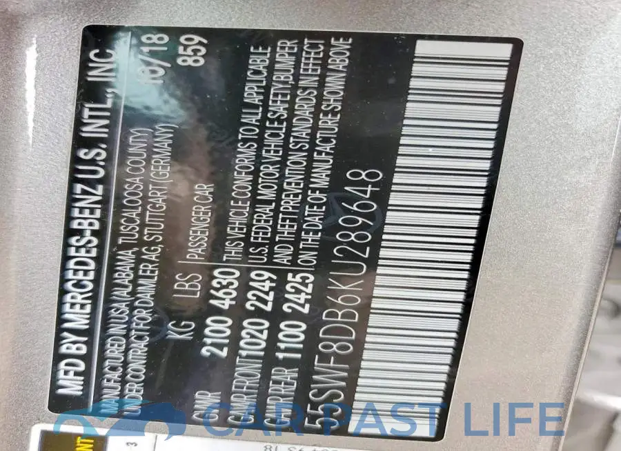 55SWF8DB6KU289648# 12