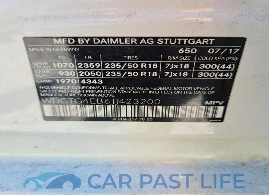 WDCTG4EB6JJ423200# 13