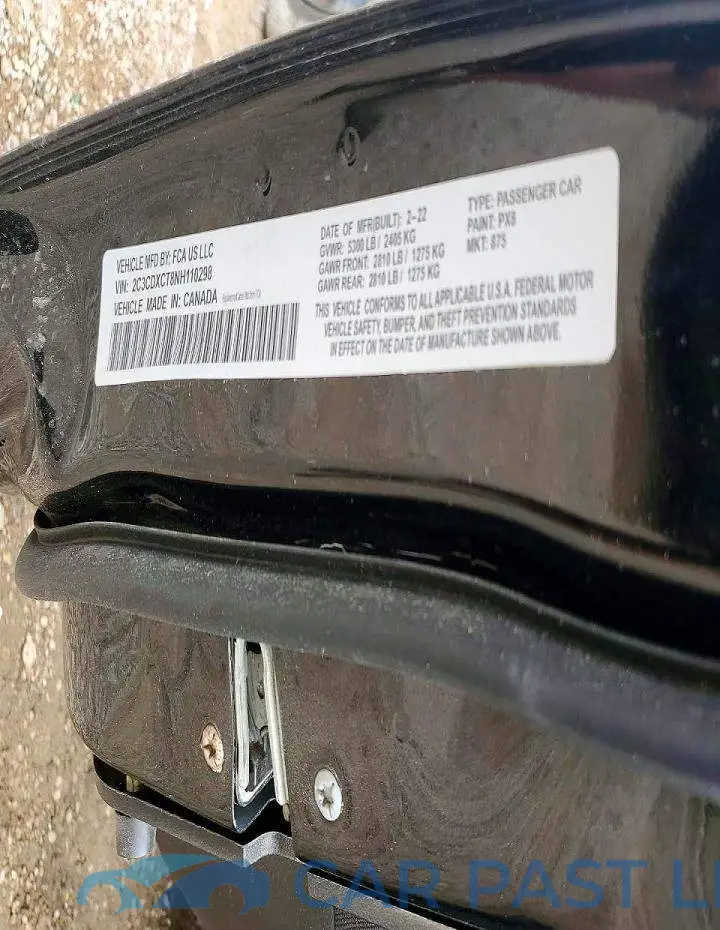 2C3CDXCT8NH110298# 13
