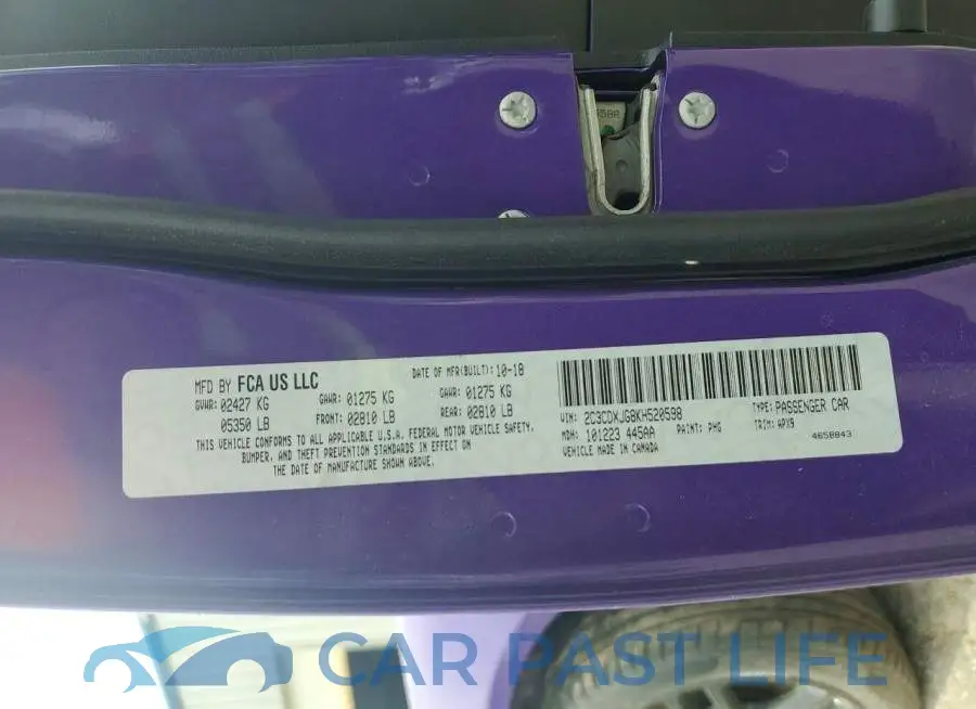 2C3CDXJG8KH520598# 13