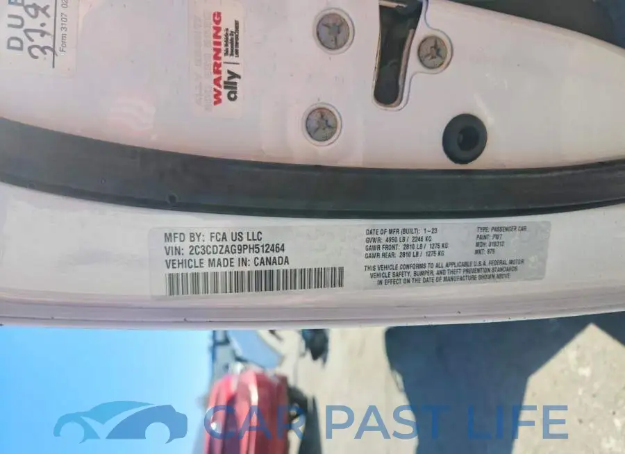 2C3CDZAG9PH512464# 12