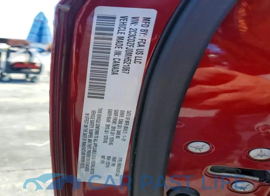 2C3CDZFJ0MH521067# 12