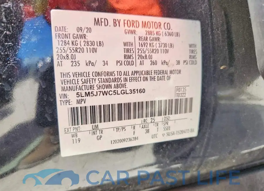 5LM5J7WC5LGL35160# 13