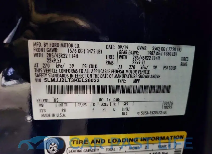 5LMJJ2LT3KEL26022# 13