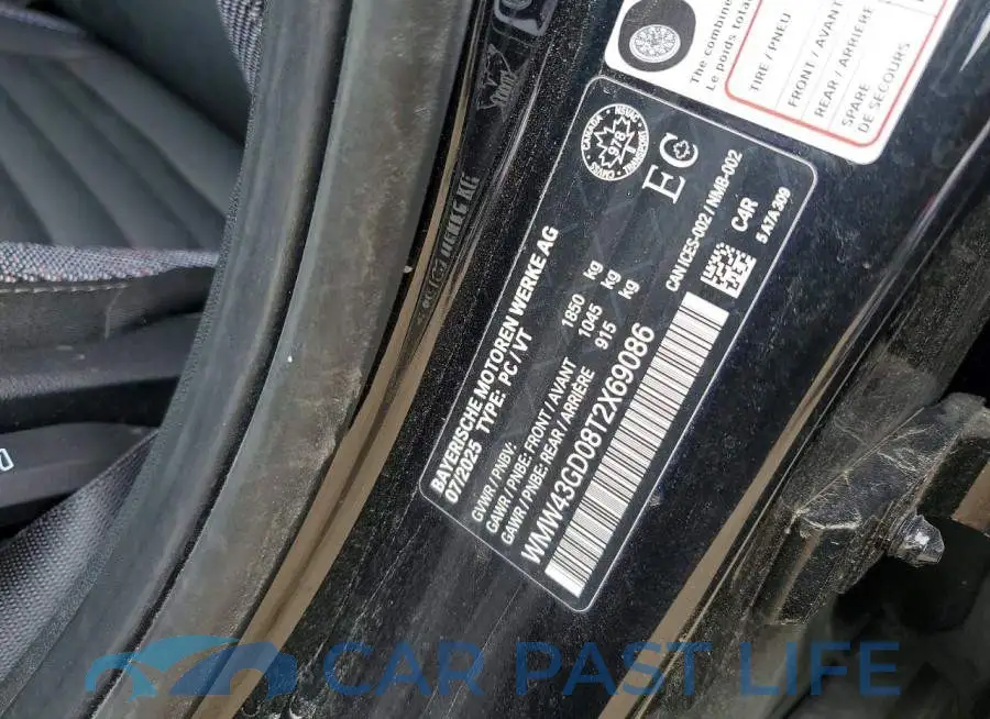 WMW43GD08T2X69086# 12