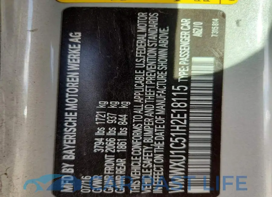 WMWXU1C51H2E18115# 12
