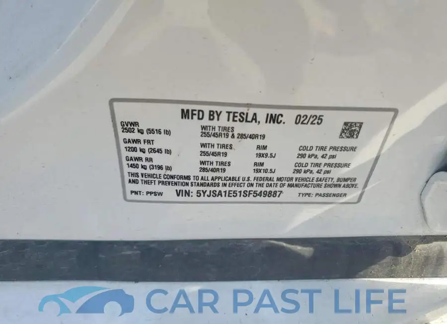 5YJSA1E51SF549887# 12