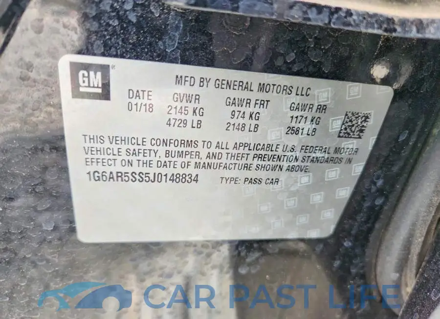 1G6AR5SS5J0148834# 12