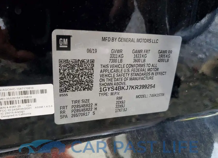 1GYS4BKJ7KR399254# 13