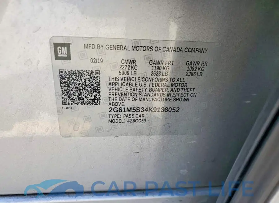 2G61M5S34K9138052# 12
