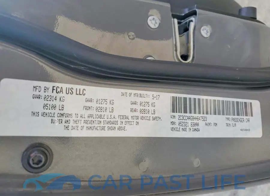 2C3CCAAG8HH647523# 12