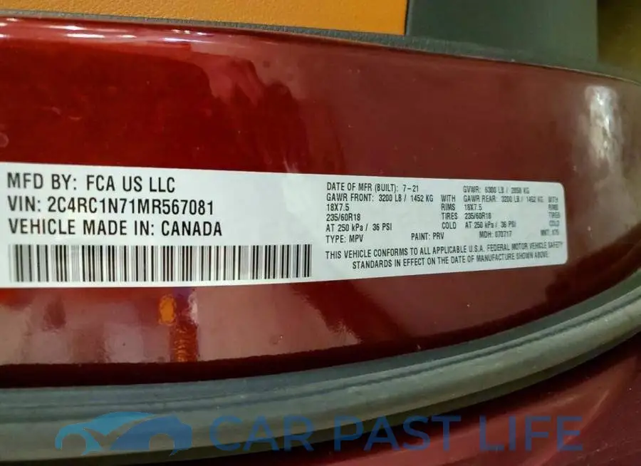 2C4RC1N71MR567081# 13