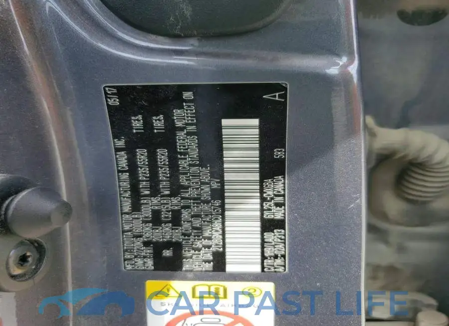 2T2BGMCA8HC015746# 14