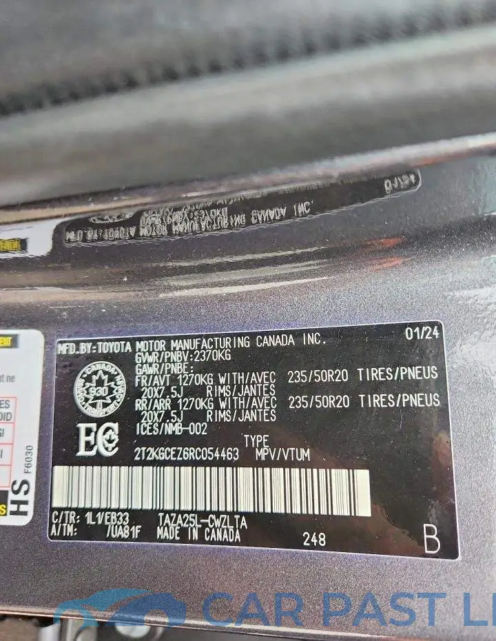 2T2KGCEZ6RC054463# 14