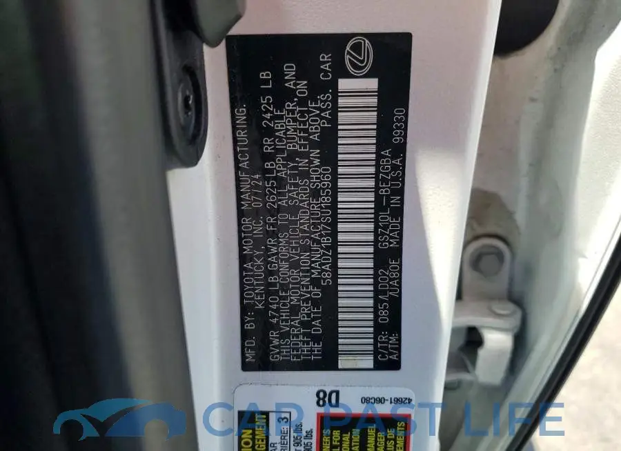 58ADZ1B17SU185960# 12