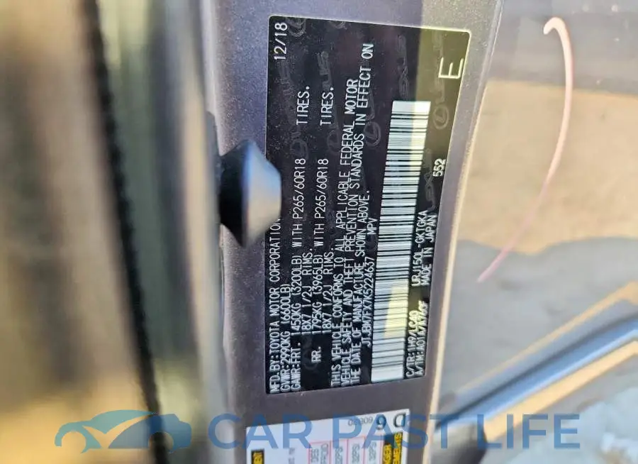 JTJBM7FX7K5224637# 12
