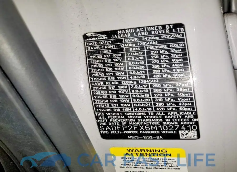 SADFP2FX6M1027410# 13