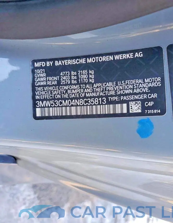 3MW53CM04N8C35813# 12