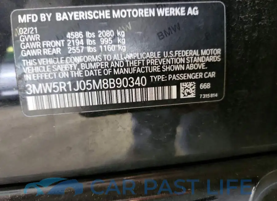 3MW5R1J05M8B90340# 12