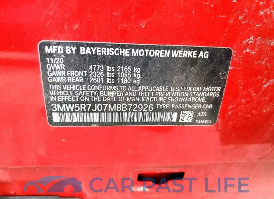3MW5R7J07M8B72926# 13