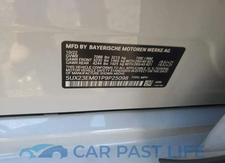 5UX23EM01P9P25098# 13