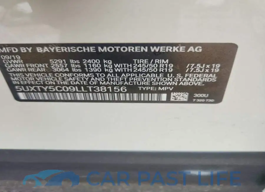 5UXTY5C09LLT38156# 12