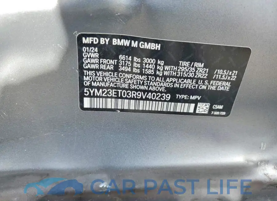 5YM23ET03R9V40239# 13