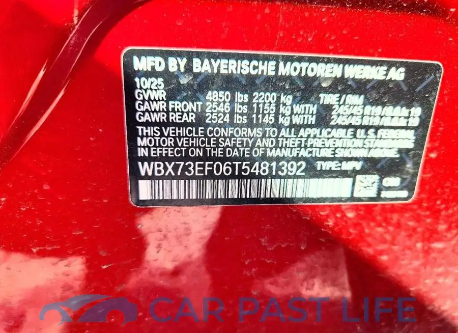 WBX73EF06T5481392# 14