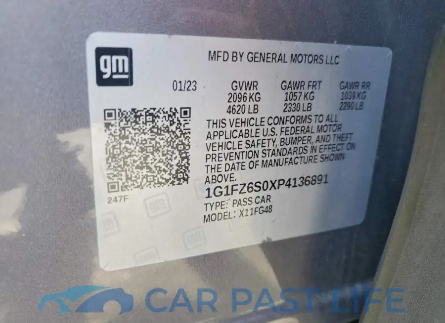 1G1FZ6S0XP4136891# 12
