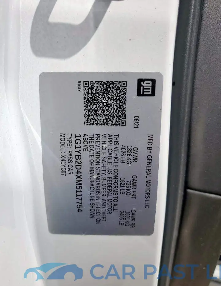 1G1YB2D4XM5117754# 13