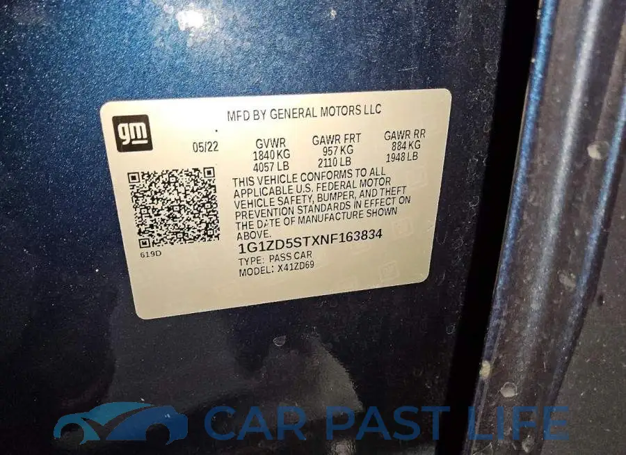 1G1ZD5STXNF163834# 12