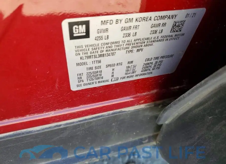 KL79MTSL3MB134707# 12