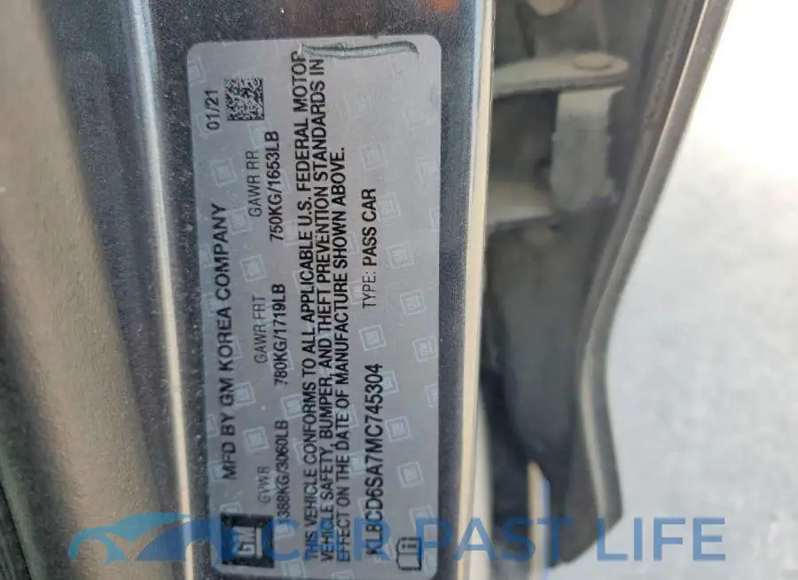 KL8CD6SA7MC745304# 12