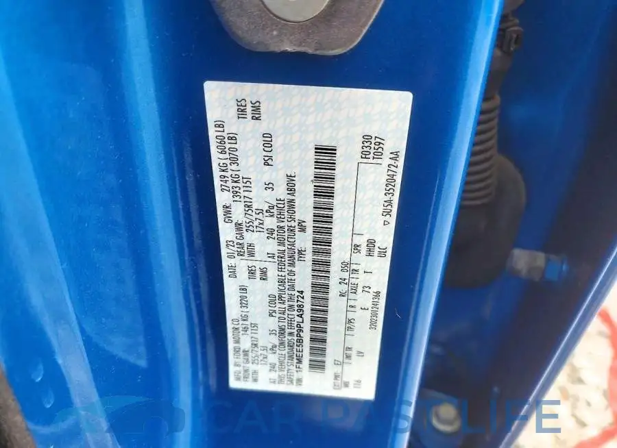 1FMEE5BP9PLA98724# 13