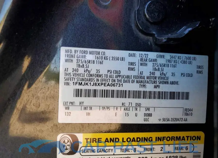 1FMJK1J8XPEA06731# 13
