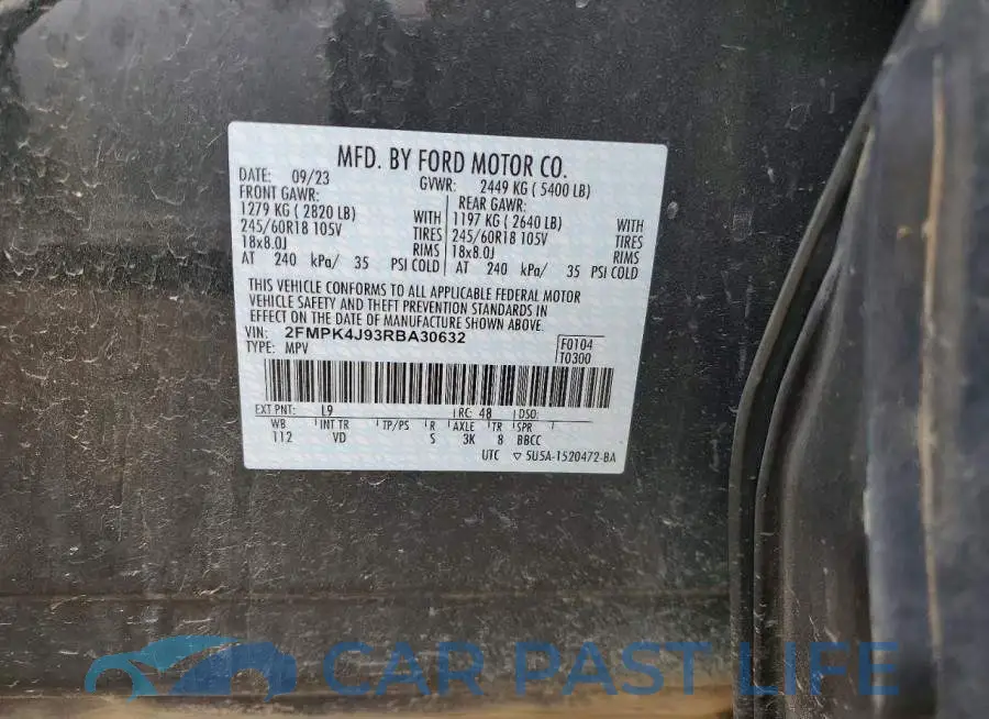 2FMPK4J93RBA30632# 14